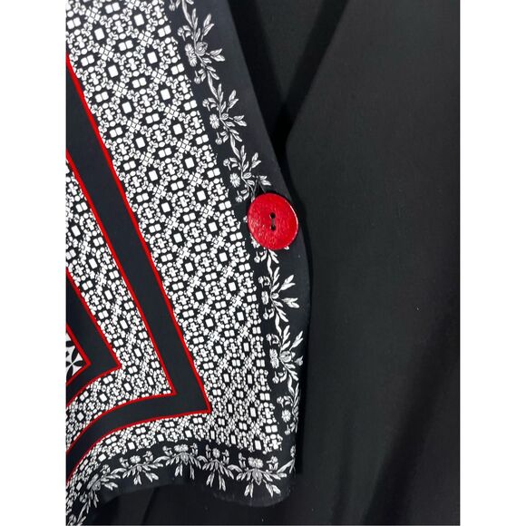 Joseph Ribkoff geometrical print blazer jacket size 4 - Picture 3 of 6